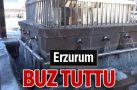 Erzurum buz kesti: Eksi 28