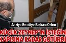 Küçük Zeynep’e Başkan Orhan Sürprizi