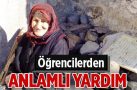 Öğrencilerden anlamlı yardım