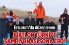 Erzurum’da düzenlenen Biatlon Türkiye Şampiyonası sona erdi