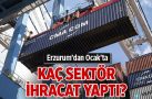 Erzurum’dan Ocak ta 13 sektör ihracat yaptı