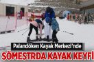 Palandöken’de yarıyıl tatilinde kayak keyfi
