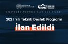 KUDAKA 2021 yılı teknik destek programı açıklandı