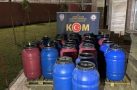 Manisa’da 3 ton sahte içki ele geçirildi