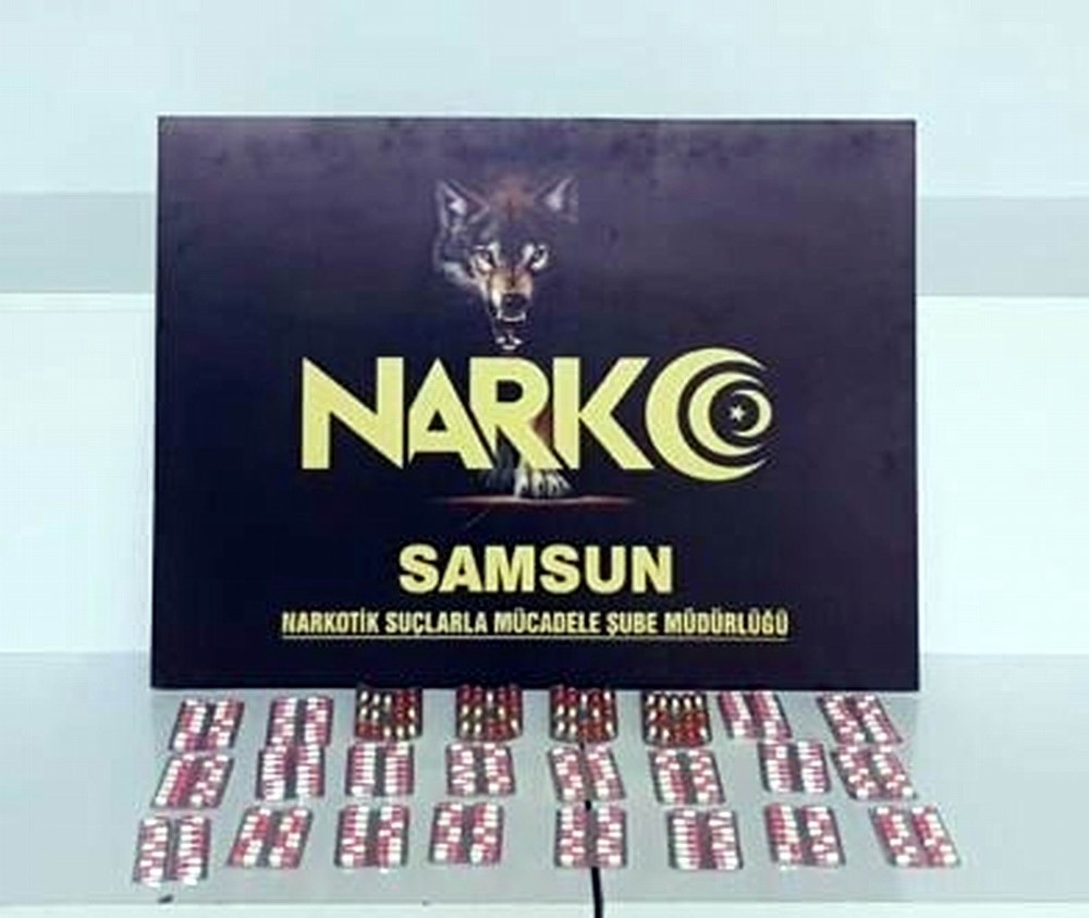 Uyuşturucu hapla yakalanan şahıs gözaltına alındı