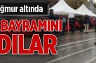 7’den 70’e yağmur altında Cumhuriyet Bayramını kutladılar
