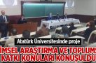 ATA-ÜNİ’de proje, bilimsel araştırma ve toplumsal katkı konuları konuşuldu