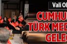 Erzurum’da Cumhuriyet Bayramı kabul töreni