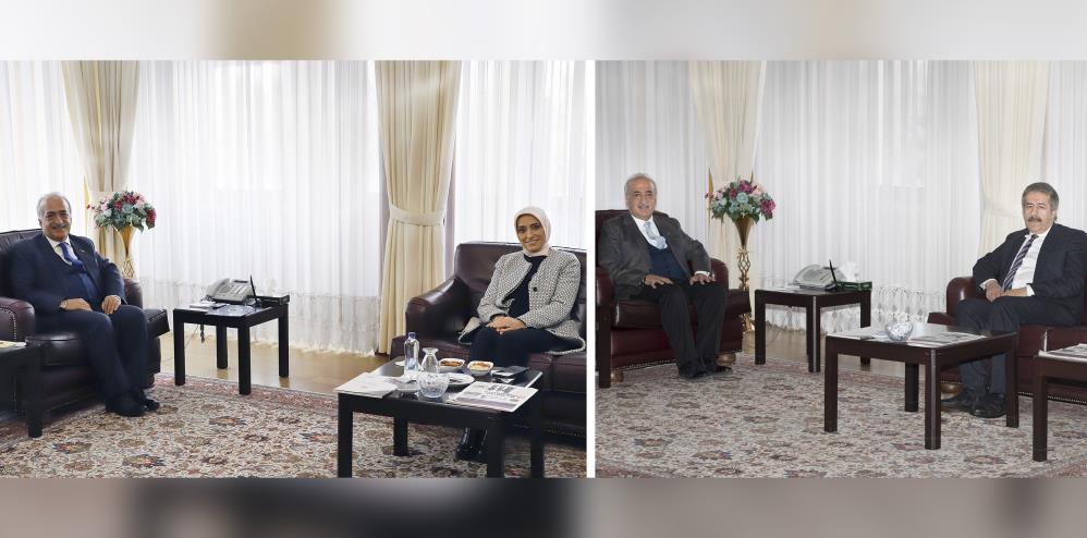 Milletvekili Taşkesenlioğlu ile MKYK Üyesi Fırat’tan Rektör Çomaklı’ya ziyaret