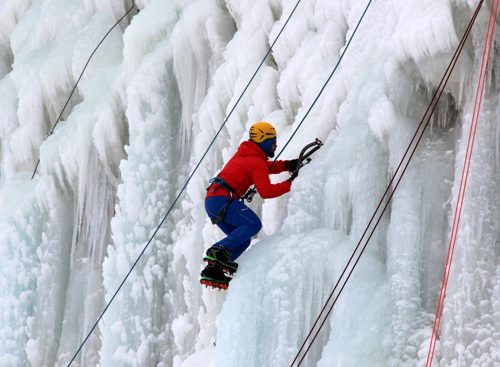 Palandökende buz tırmanışı nefesleri kesecek
