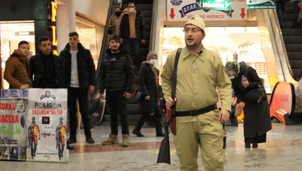 AFAD Erzurum Gönüllüleri Çanakkale’yi unutmadı