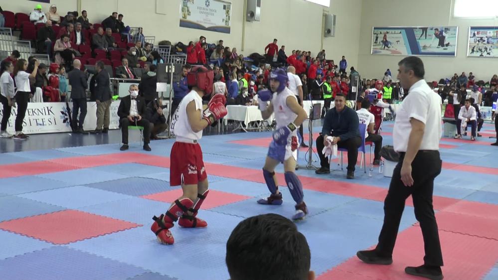 Erzurum’da Türkiye Üniversiteler Kick Boks Şampiyonası heyecanı